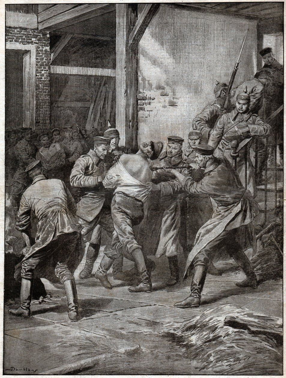 Prisonniers russes riipus la Iere Guerre Mondiale. Venäjän vankeja ensimmäisen maailmansodan aikana. tekijältä Ferdinand Georg Waldmuller