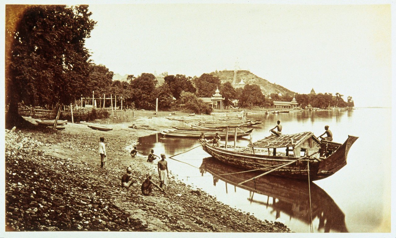 Sagain joen rannalta, n. 1876 tekijältä John Pardon