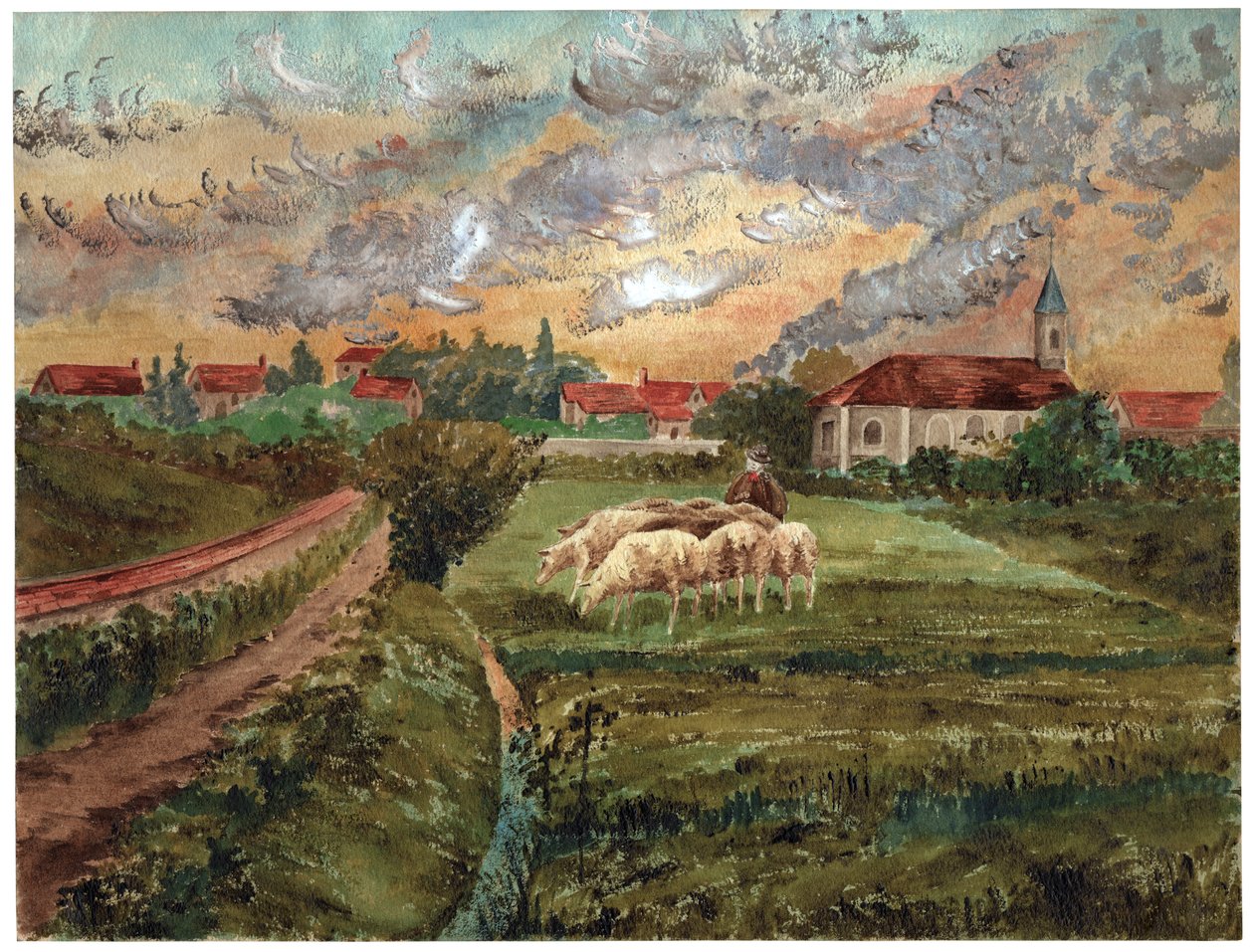 Lammasparvi, noin 1910 tekijältä . .