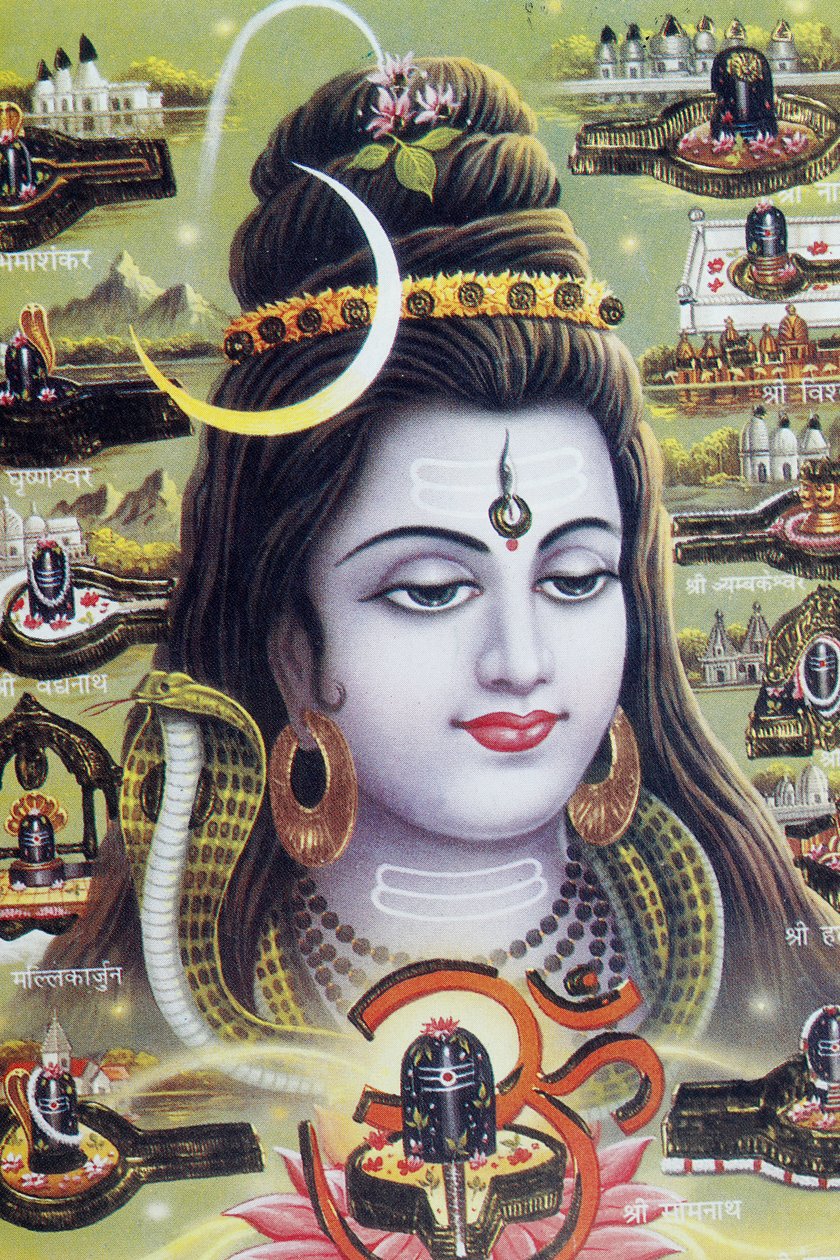 Shiva, hindujen muutoksen tai tuhon jumala. tekijältä . .