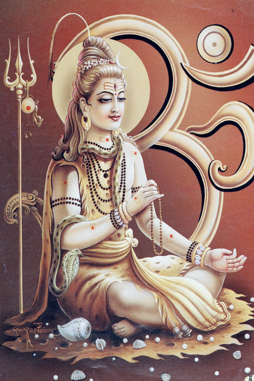 Shiva, hindujen muutoksen tai tuhon jumala. tekijältä . .