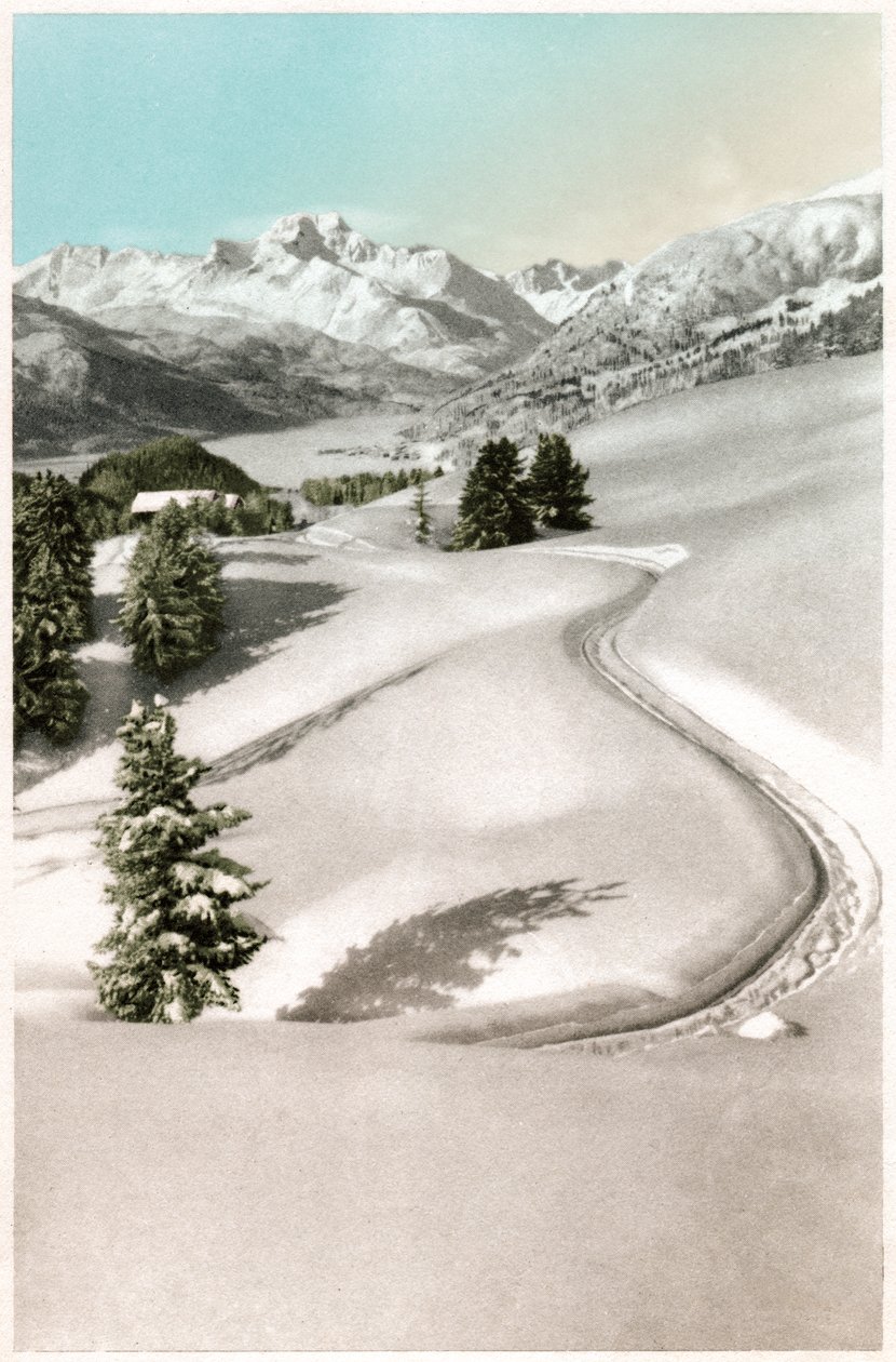 St Moritz, noin 1930 tekijältä . .