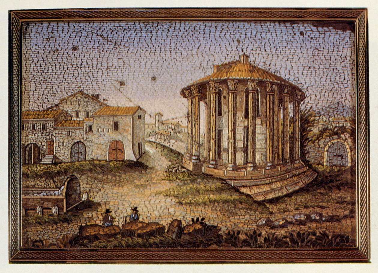Vestan tai Hercules Victorin temppeli, mosaiikki, Italia tekijältä William Walcutt