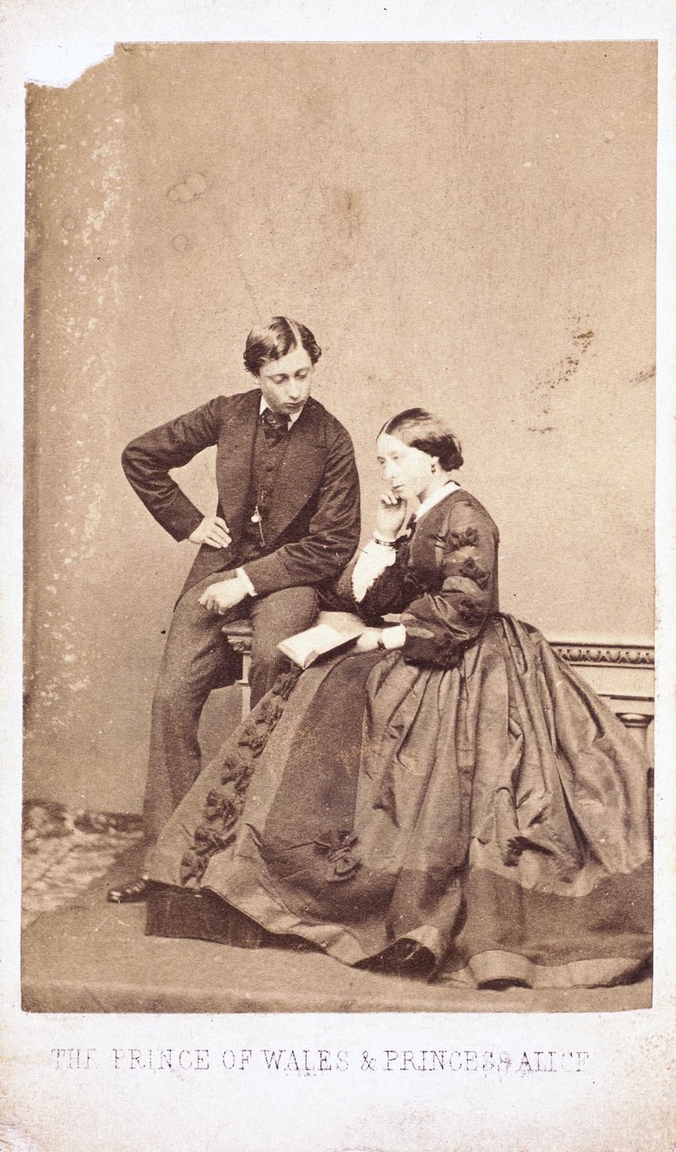Walesin prinssi ja prinsessa Alice tekijältä Ferdinand Georg Waldmuller