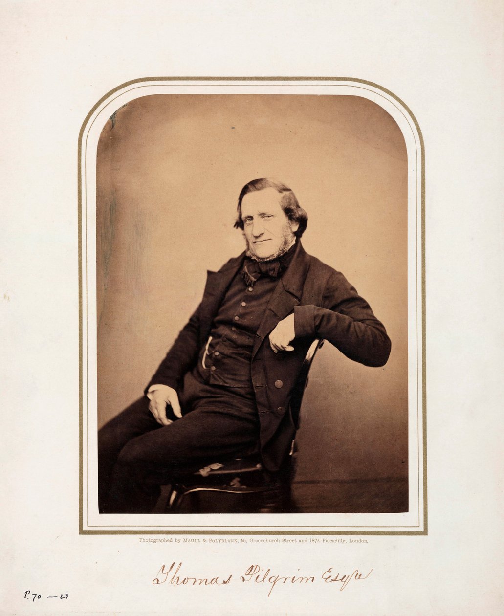 Thomas Pilgrim, c 1854-1866 tekijältä Frederick (attr. to) Barnard
