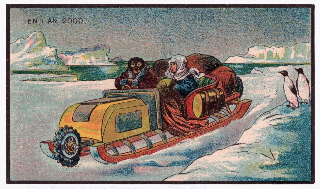 Matkailu Etelämantereella, noin 1910 tekijältä . .
