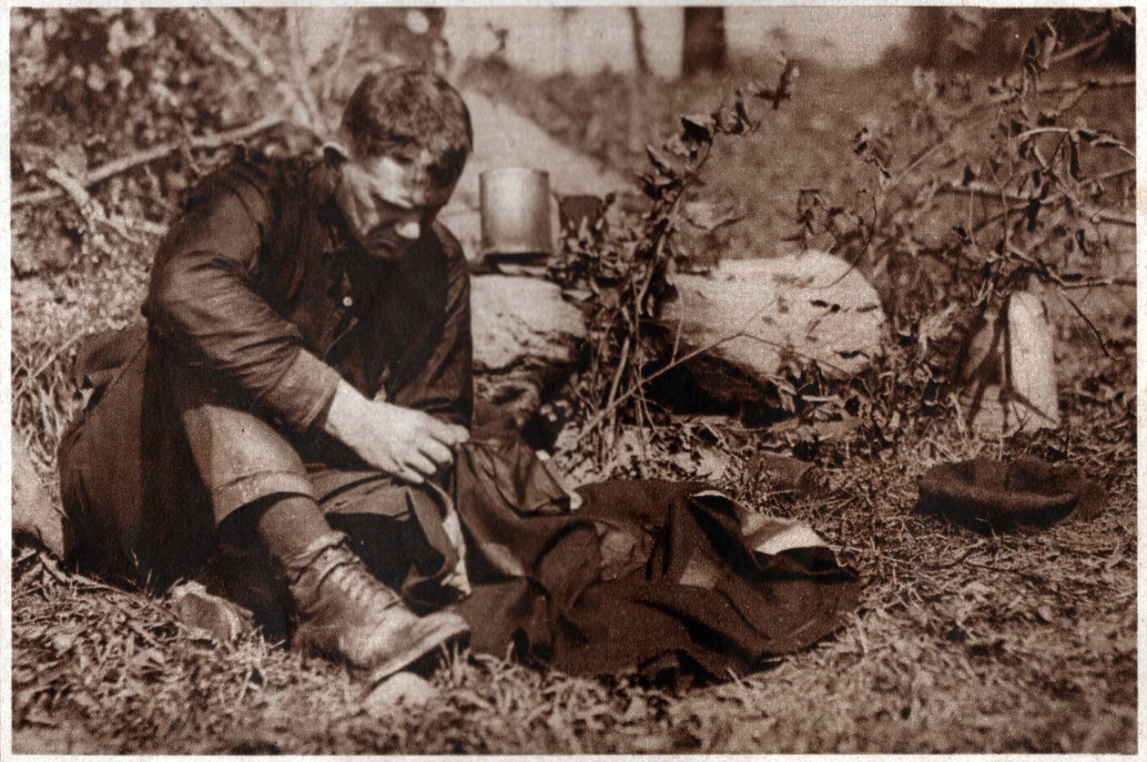 Kulkuri kuvailee vaatteitaan. 1929 (painettu) tekijältä . .