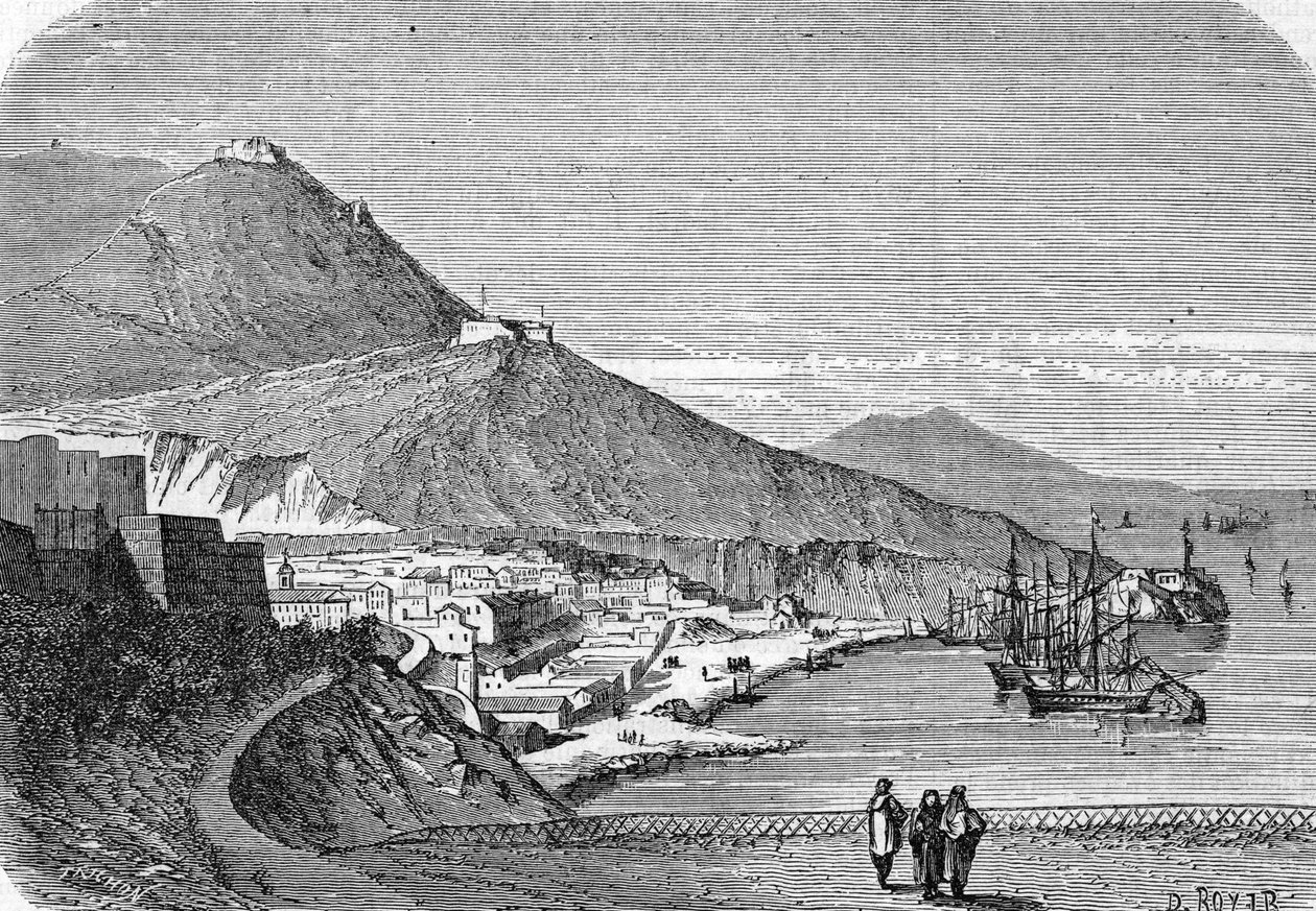 Näkymä Oranin satamasta, Algeriasta tekijältä . .