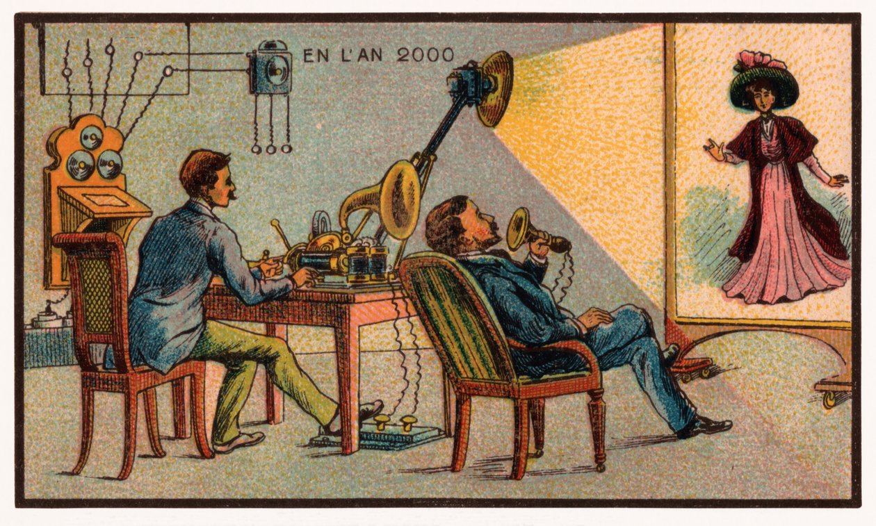 Videokonferenssi, n. 1910 tekijältä . .