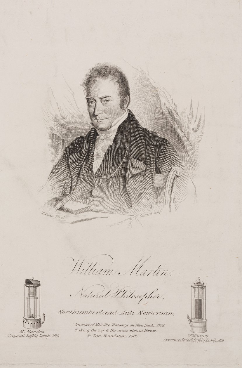 William Martin, englantilainen runoilija ja fyysikko, n. 1820-luku tekijältä Frederick (attr. to) Barnard