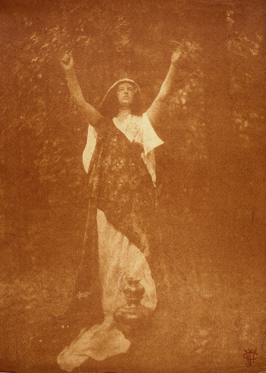 Nainen maljakolla, n 1906 tekijältä John Pardon