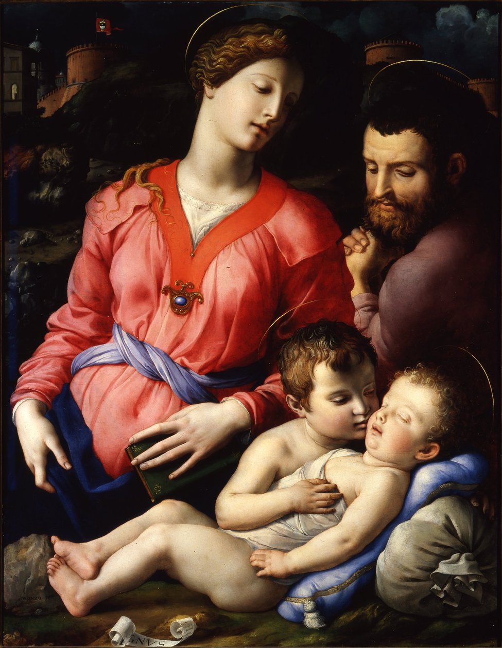 Sacra famiglia Panciatichi tai Madonna Panciatichi tekijältä Bronzino