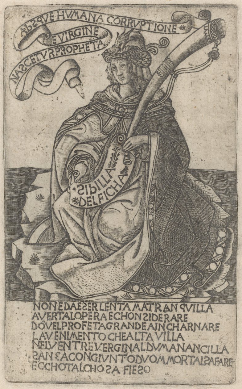 Delphian Sibyl tekijältä after Baccio Baldini