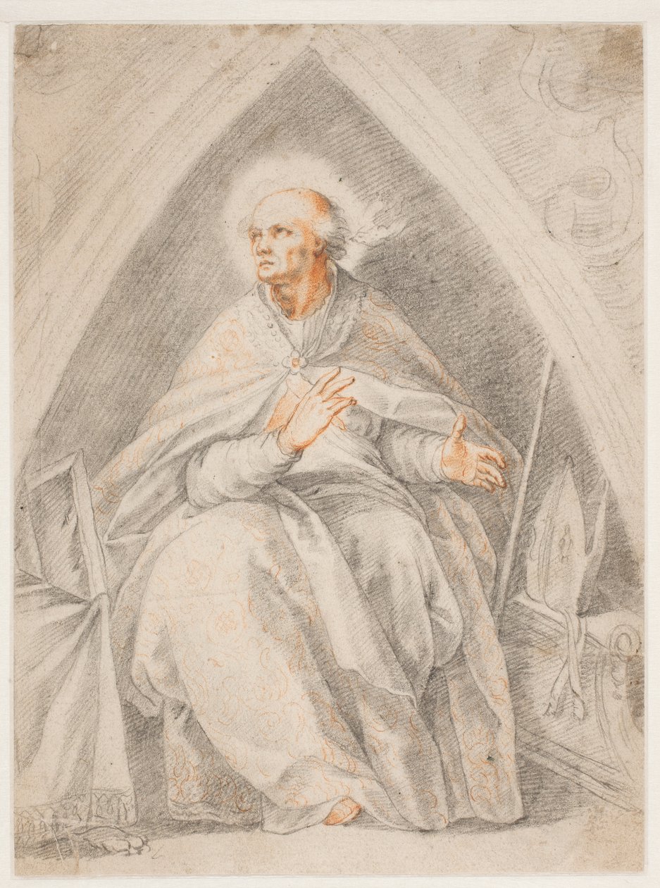 St Gregory istuu tekijältä after Cavalier d