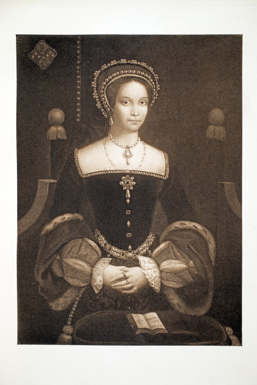 Prinsessa Mary, myöhemmin kuningatar Maria I, n. 1537, pub. 1902 (kollotyyppi) tekijältä after English School