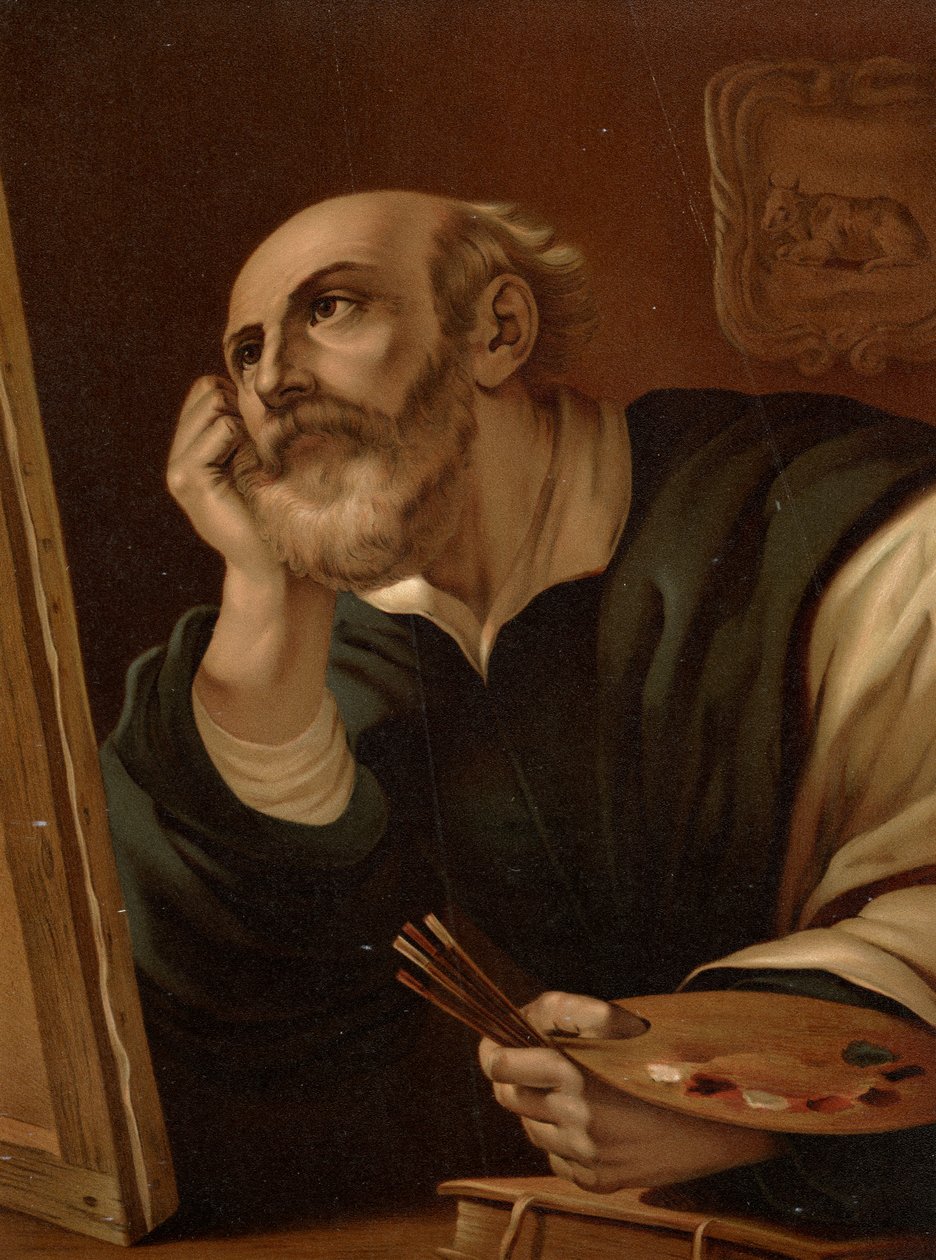Evankelista Luukas tekijältä after Guercino