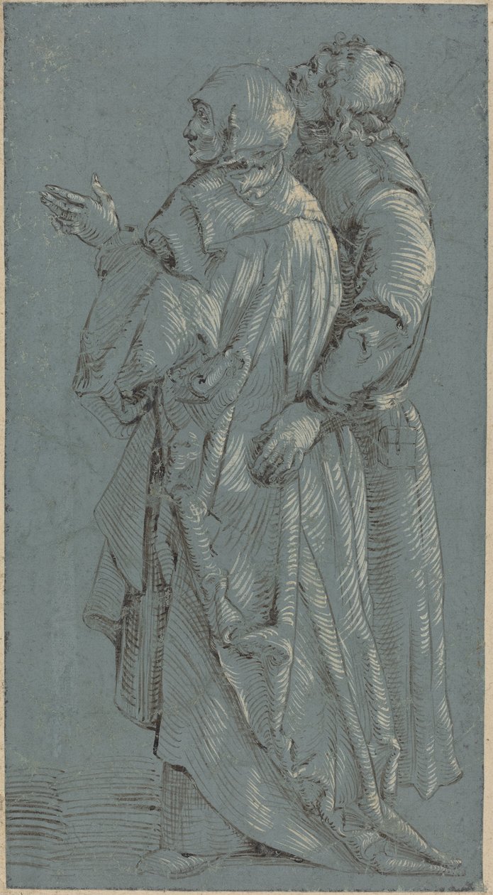 Neitsyt ja Pyhä Johannes tekijältä after Hans Baldung Grien