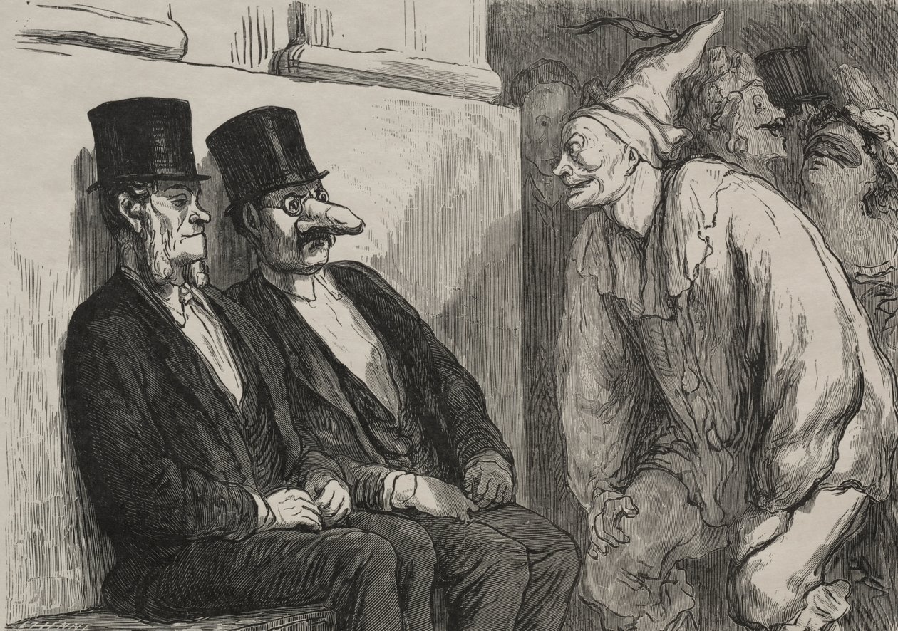 Oopperaballissa: sinulla on liian hauskaa tekijältä after Honoré Daumier