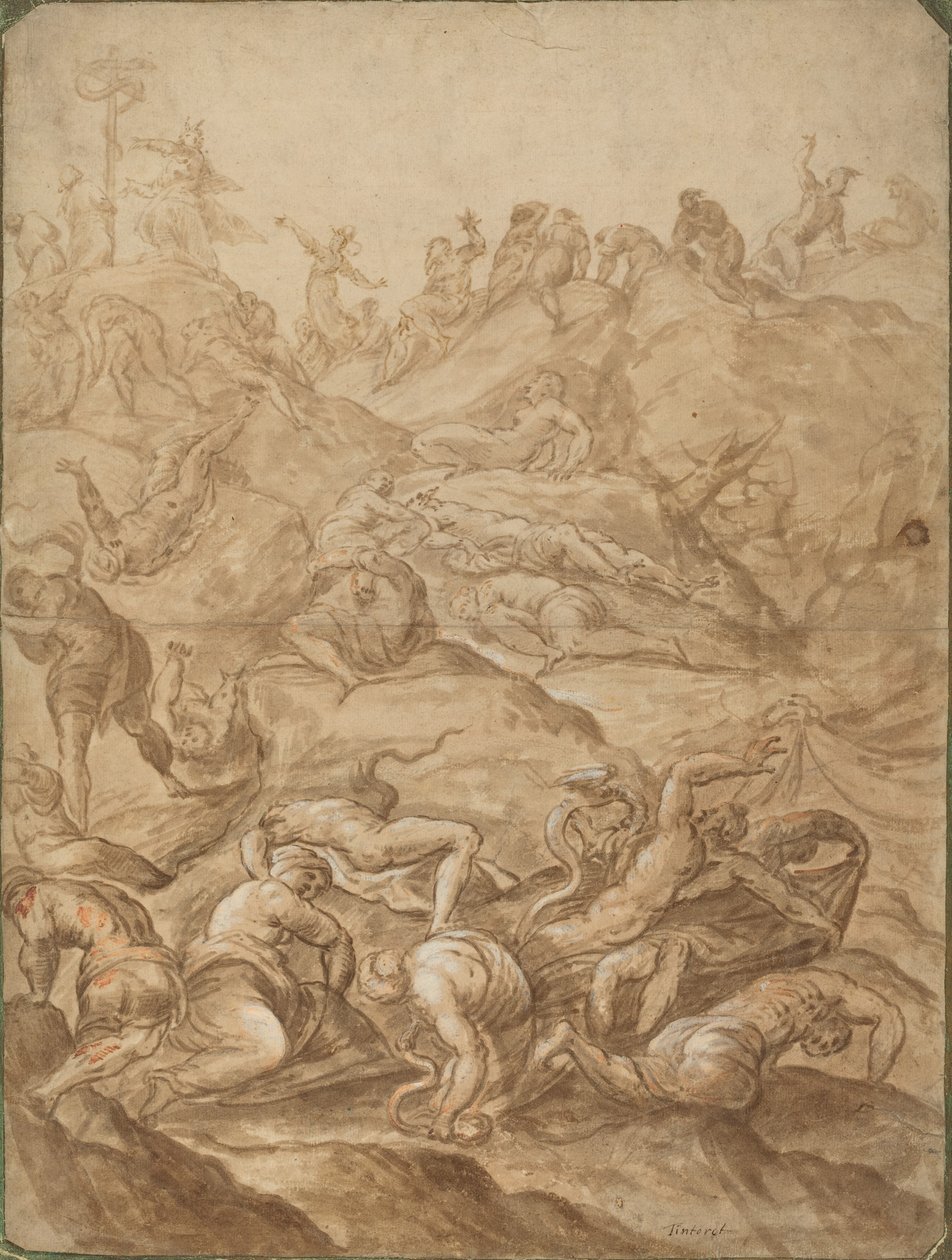 Rohkea käärme tekijältä after Jacopo Tintoretto