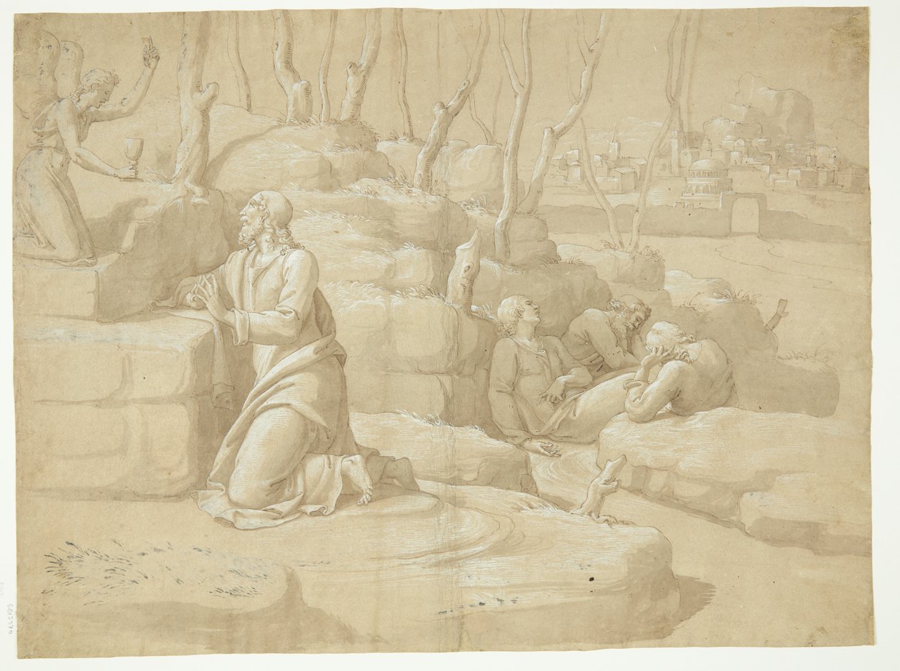 Jeesus minulla Getsemanessa tekijältä after Jacopo da Empoli