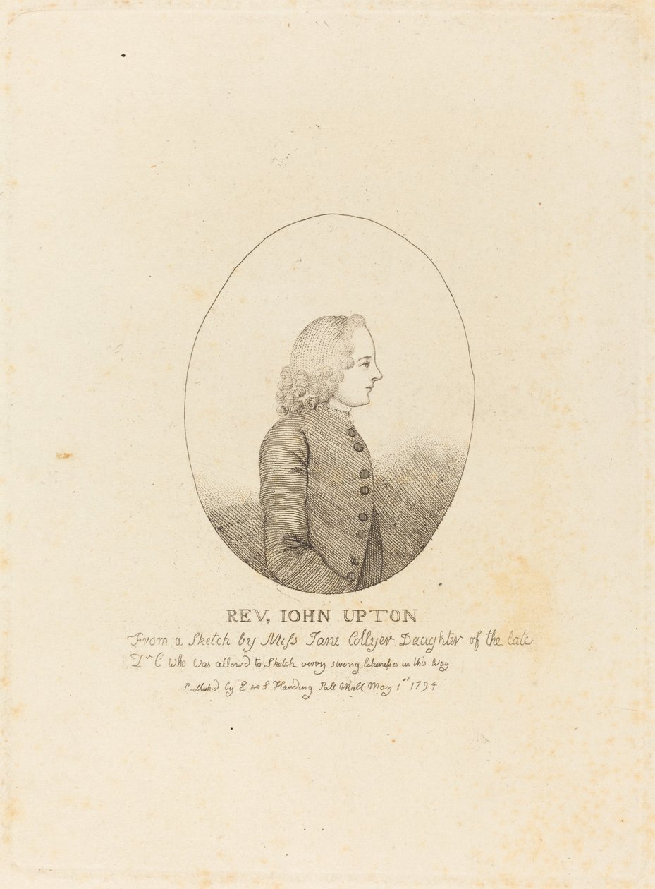 Pastori John Upton tekijältä after Jane Collyer