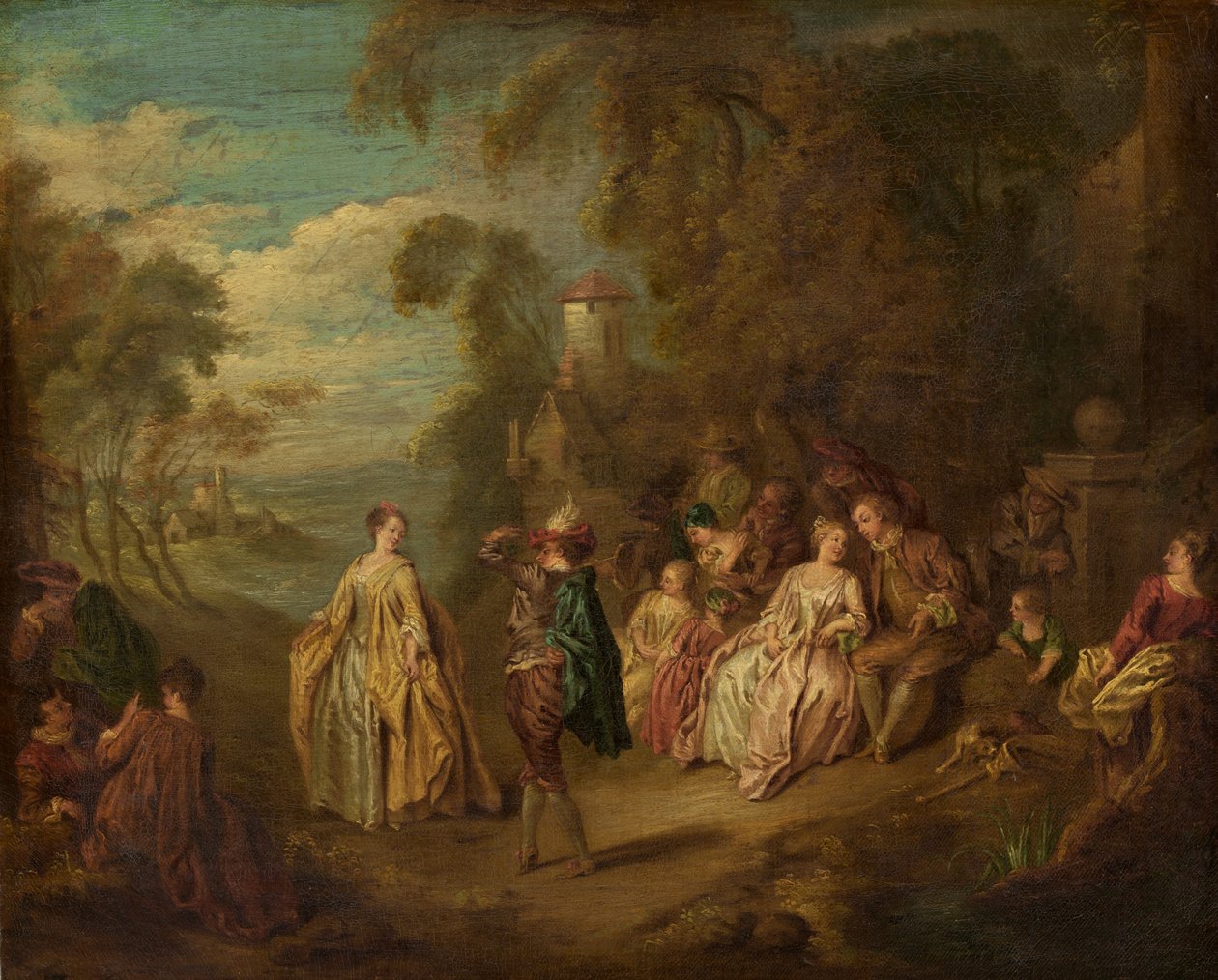 Puutarhajuhlat tekijältä after Jean Baptiste Joseph Pater