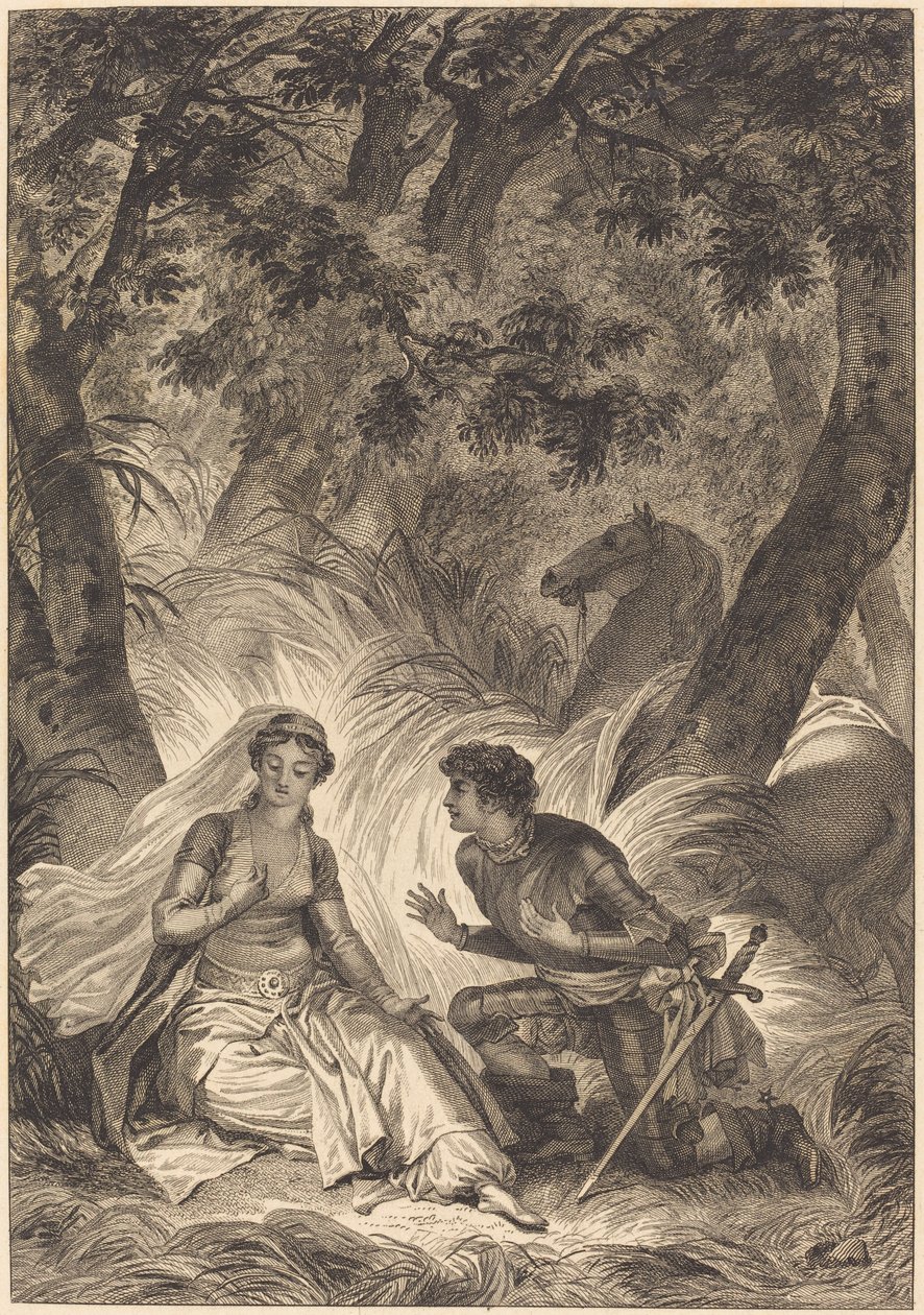 Garben kuninkaan morsian: Ritari tekijältä after Jean Honoré Fragonard