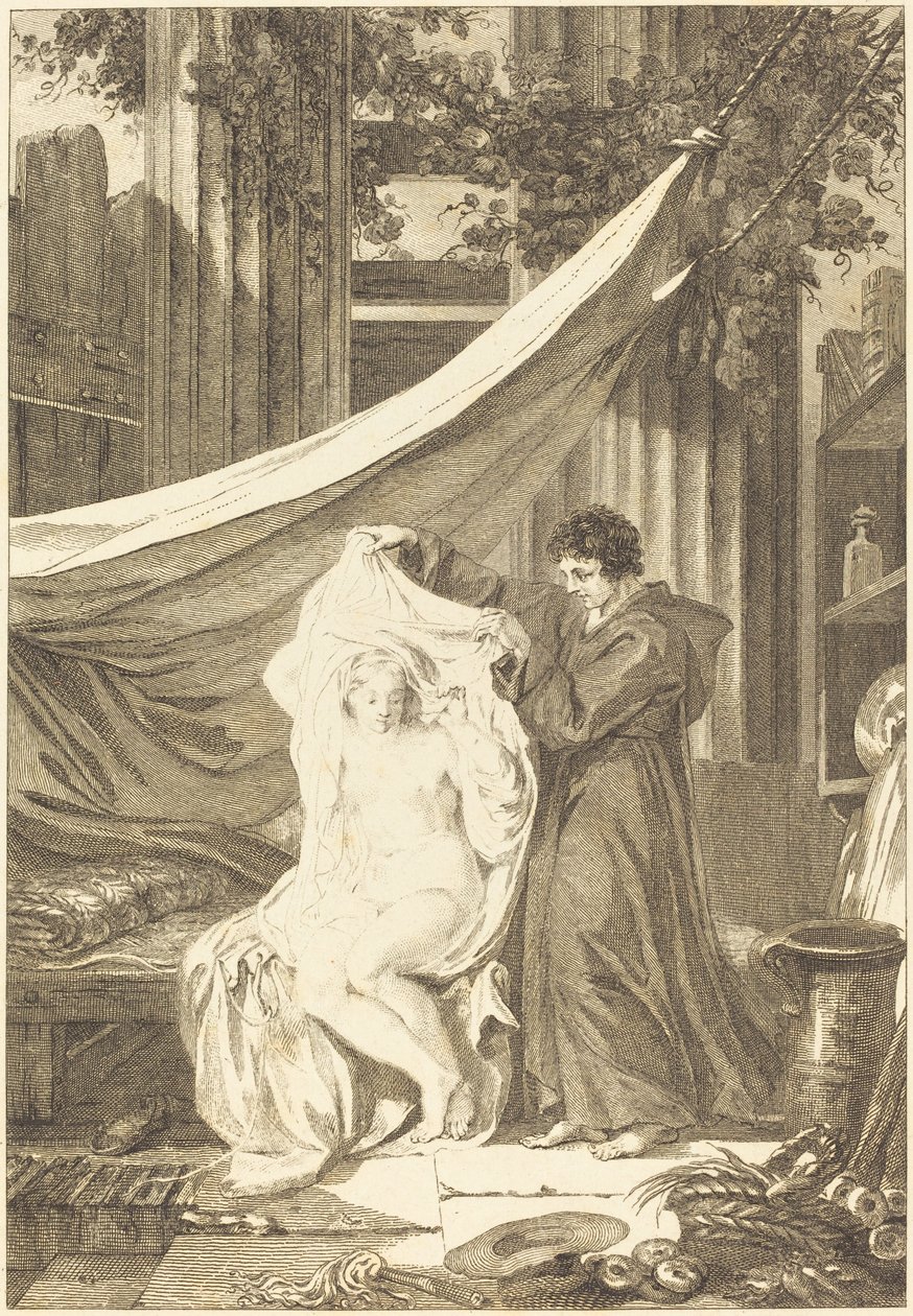 Erakko (Paholainen helvetissä) tekijältä after Jean Honoré Fragonard