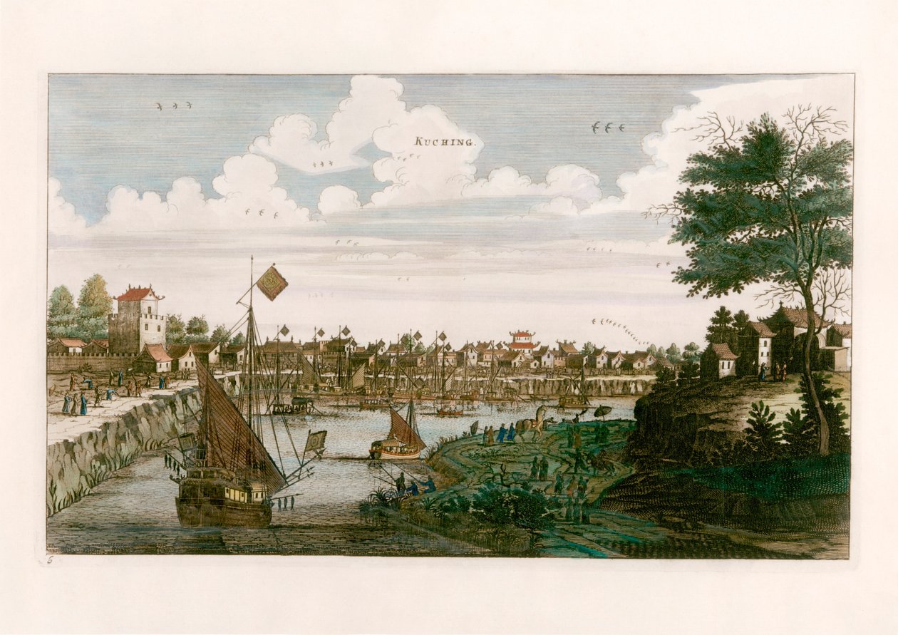 Kuching tekijältä after Johannes Nieuhof