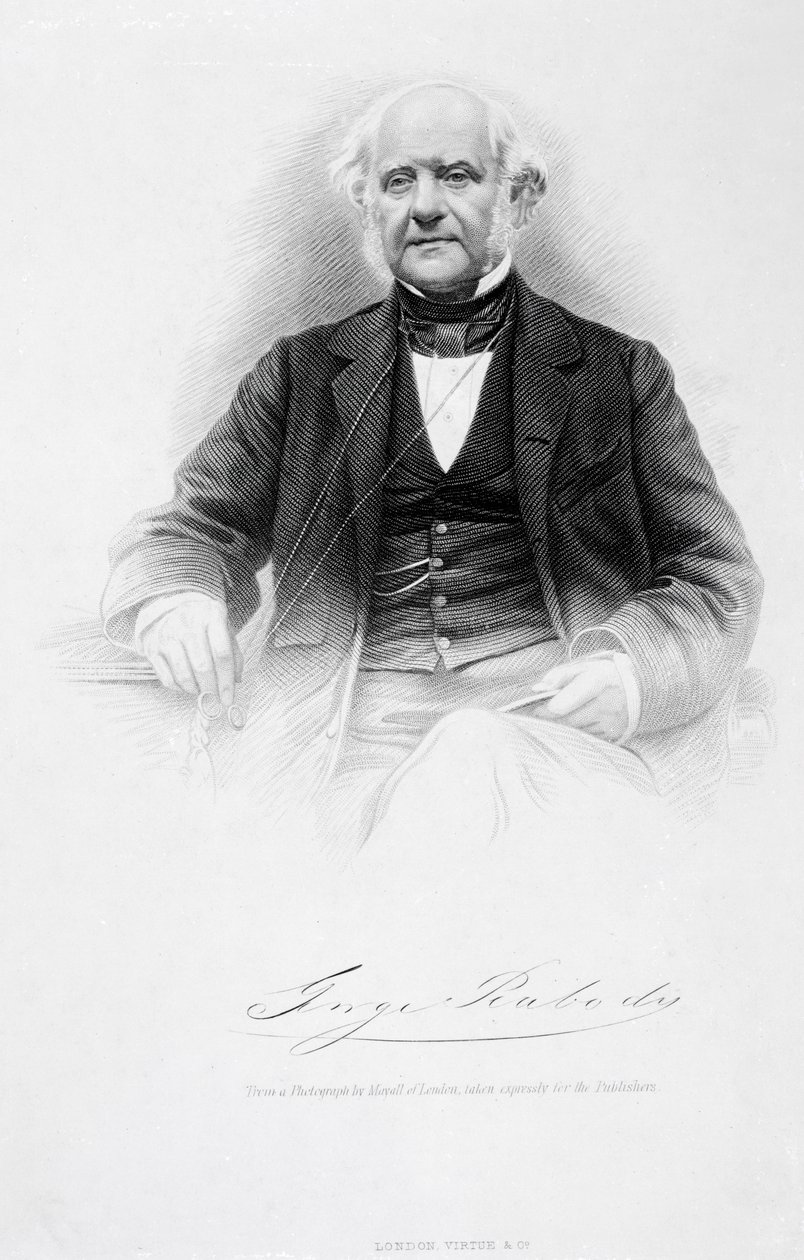 George Peabody, noin 1850-luku tekijältä John Jabez Edwin Paisley Mayall
