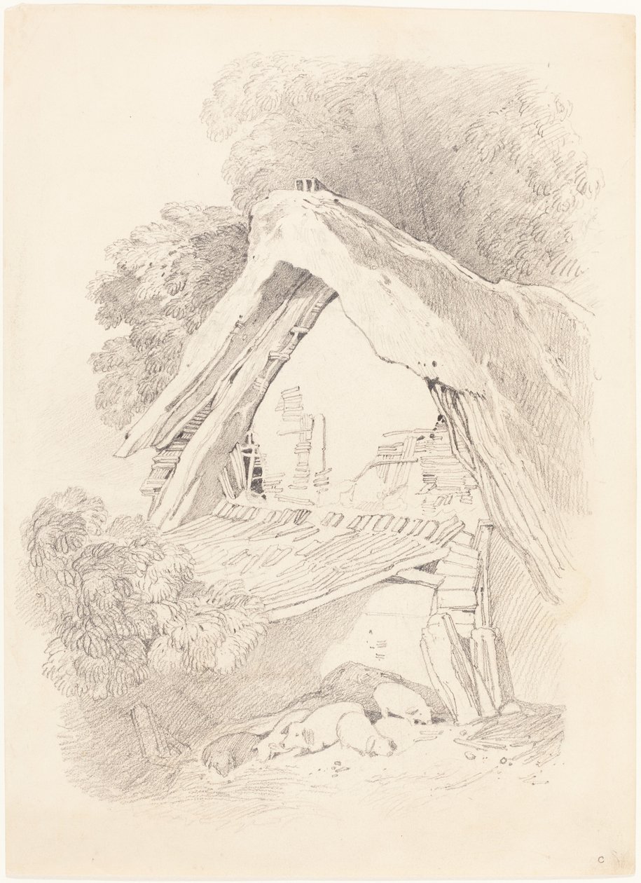 Mökki osoitteessa Diss tekijältä after John Sell Cotman British 19th Century