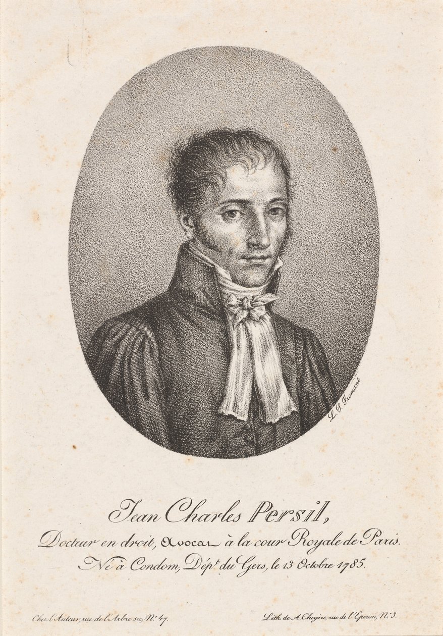 Jean-Charles Persil tekijältä after Louis Pierre Froment after Honoré Daumier