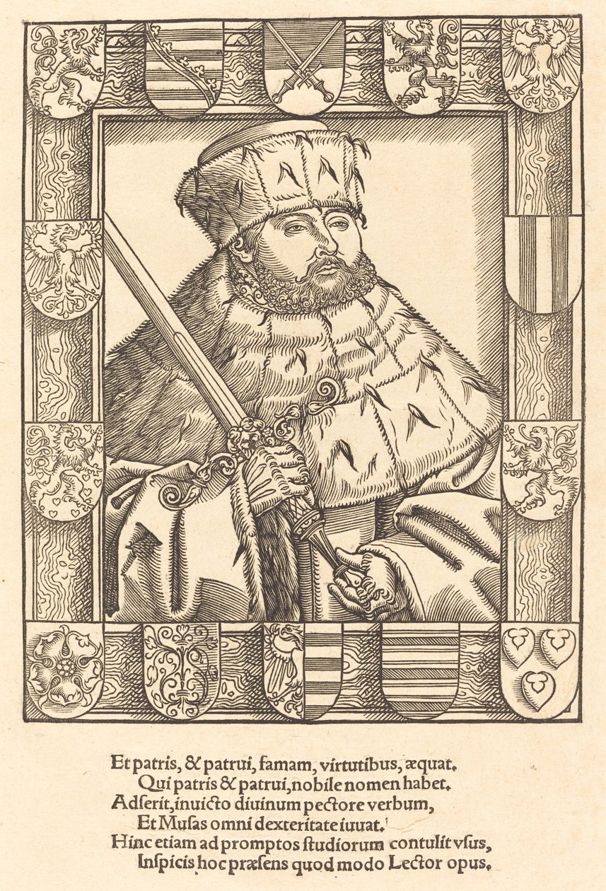 John Frederic Magnanimous, vaalivaatteissa tekijältä after Lucas Cranach the Younger