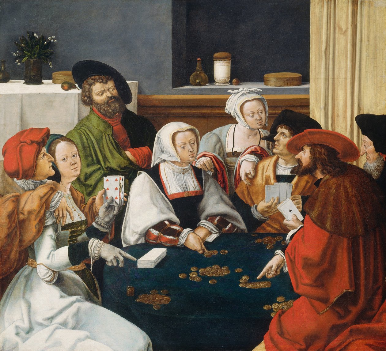 Kortinpelaajat tekijältä after Lucas van Leyden