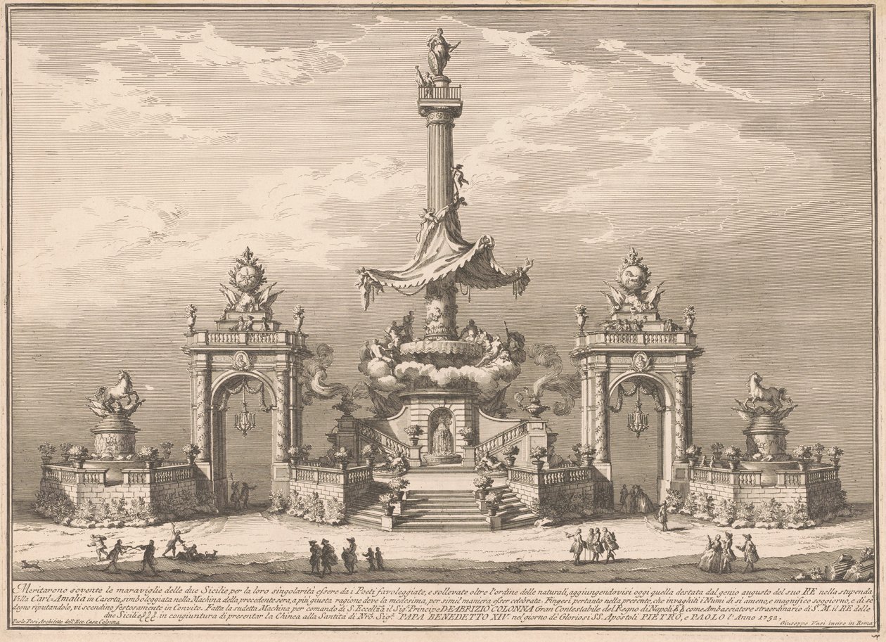Seconda Macchina Kiinalle 1752: Jumalten juhlat Villa Carl