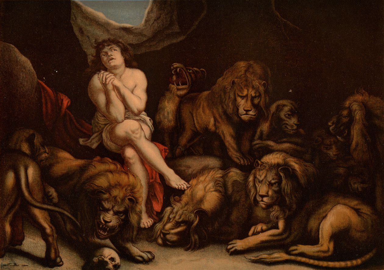 Daniel leijonien luolassa tekijältä after Peter Paul Rubens