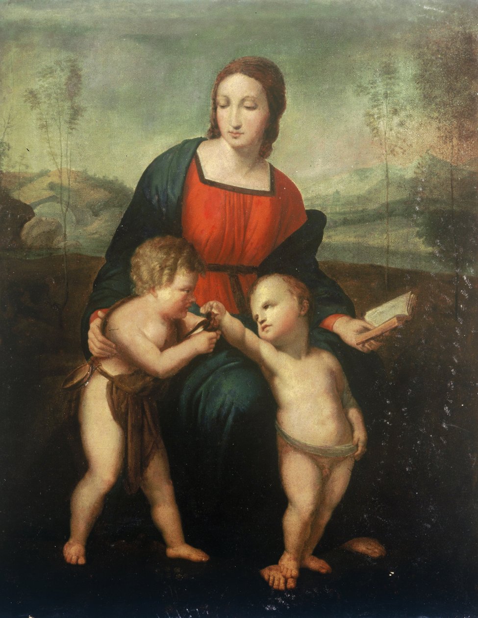 Madonna del Cardellino tekijältä after Raphael