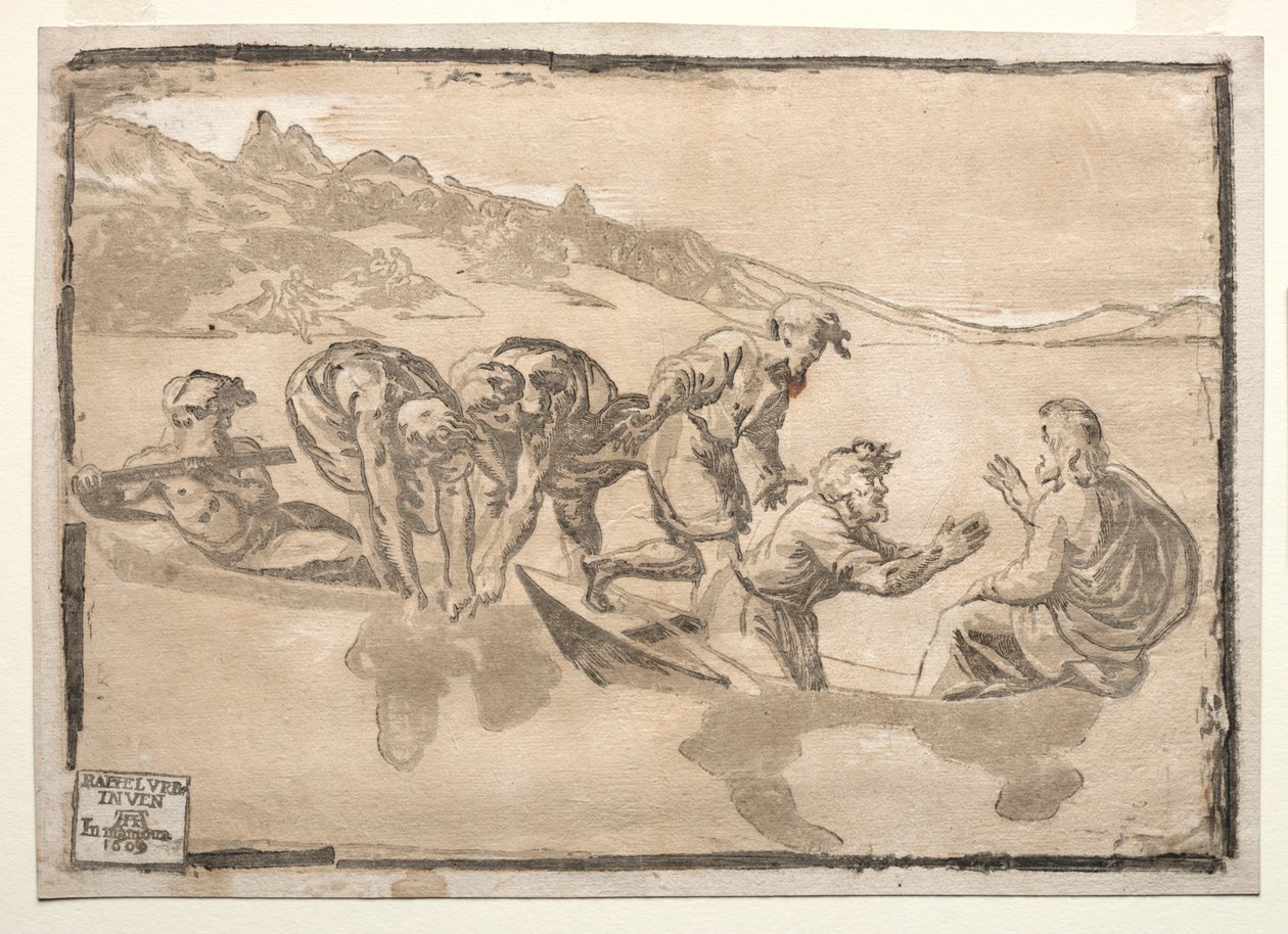 Kalojen ihmeellinen luonnos tekijältä after Raphael