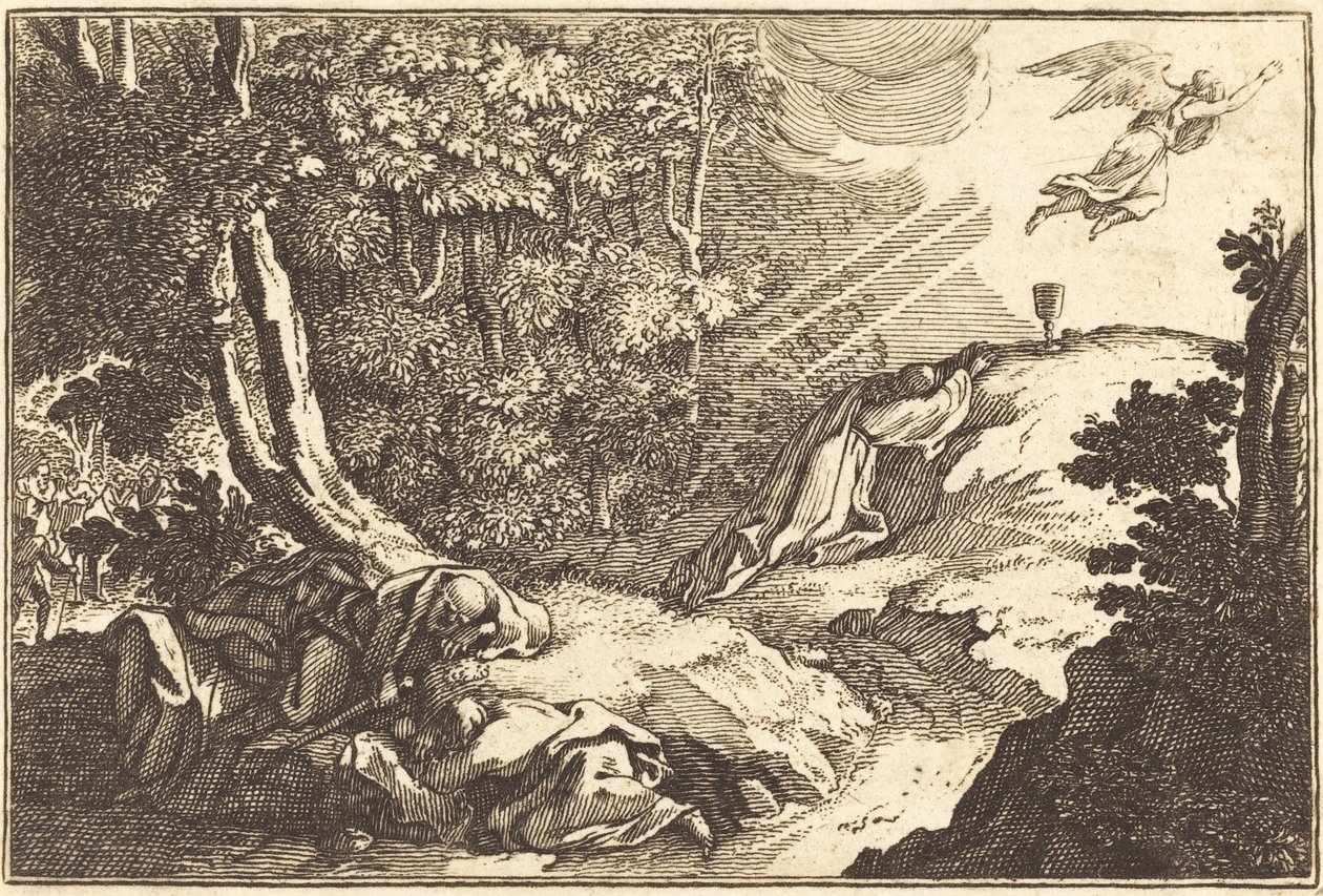 Agony in the Garden tekijältä after Sébastien Le Clerc I