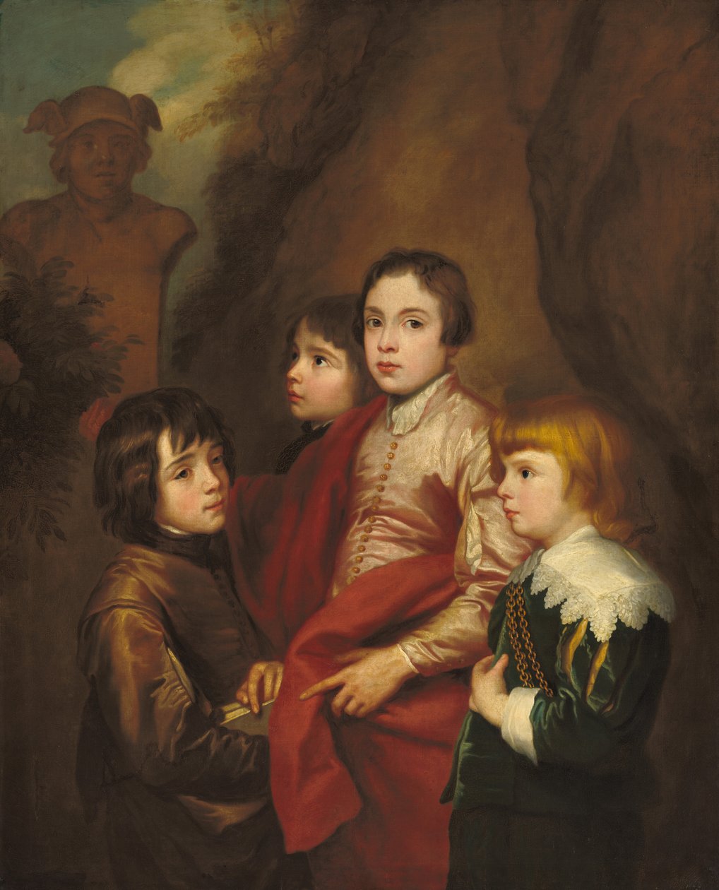Neljän pojan ryhmä tekijältä after Sir Anthony van Dyck