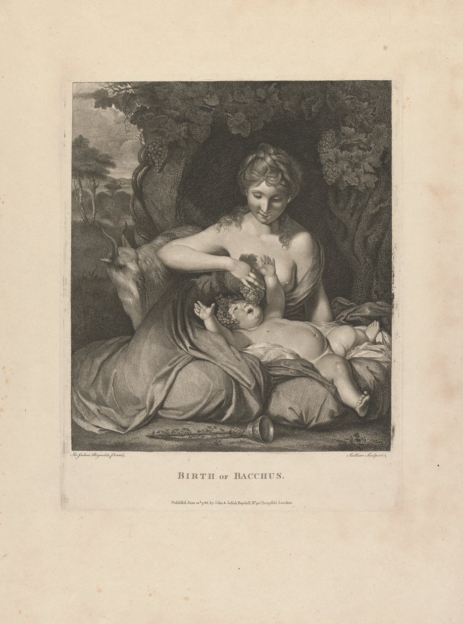 Bacchuksen syntymä tekijältä after Sir Joshua Reynolds