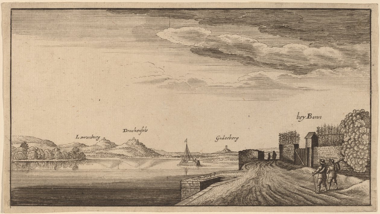 Näkymä Lewenbergistä tekijältä after Wenceslaus Hollar