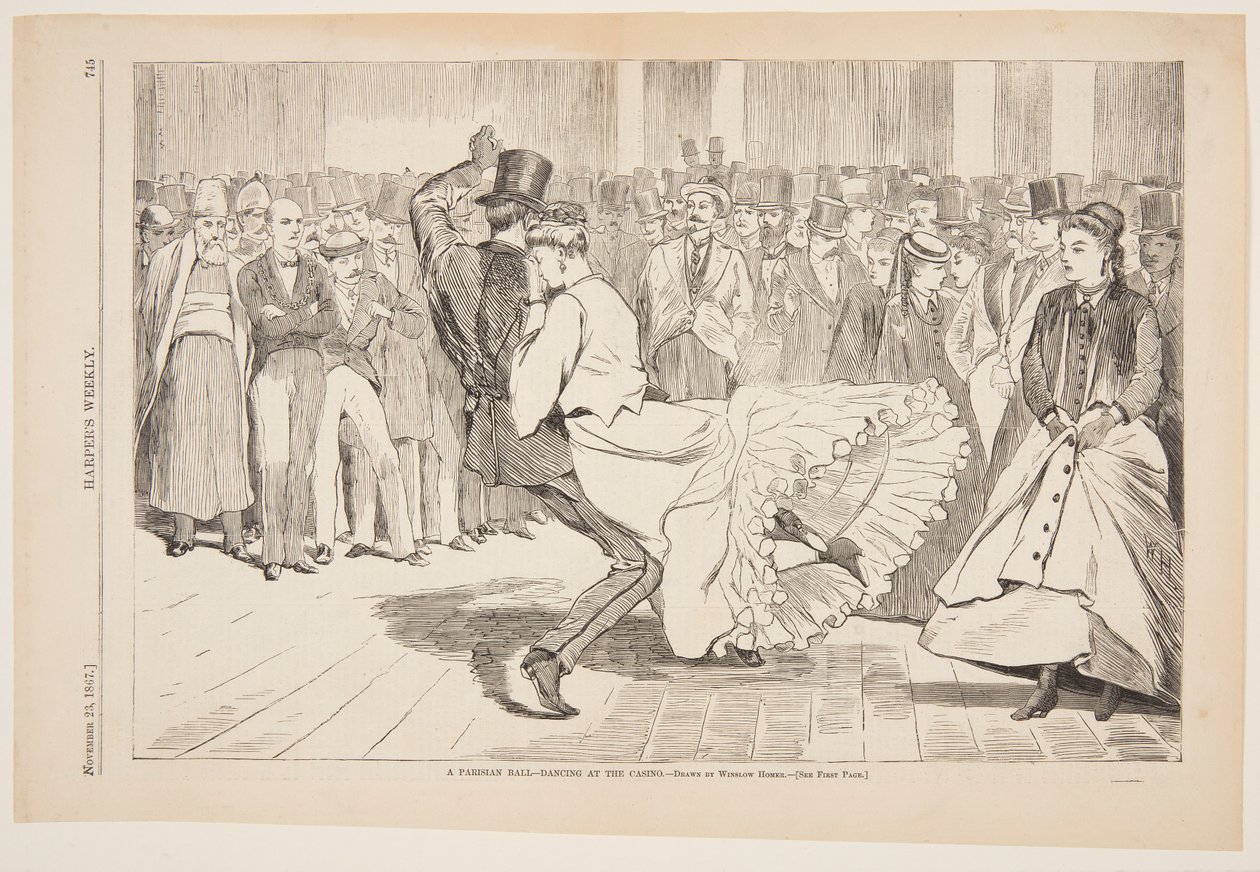 Parisian Ball – Tanssii Mabillessa, Pariisi tekijältä after Winslow Homer
