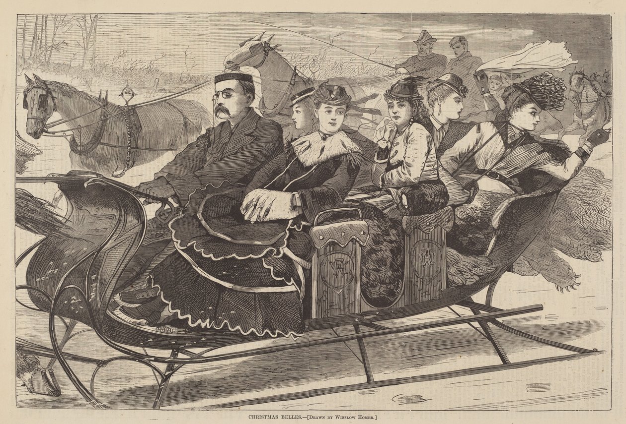 Joulukukat tekijältä after Winslow Homer