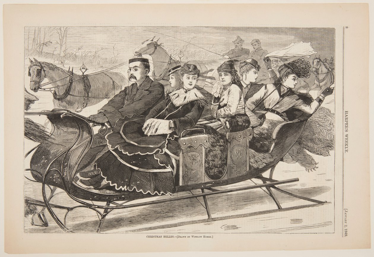 Joulukukat tekijältä after Winslow Homer