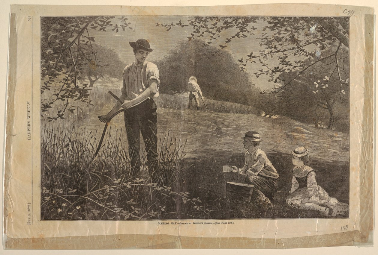 Heinän tekeminen tekijältä after Winslow Homer