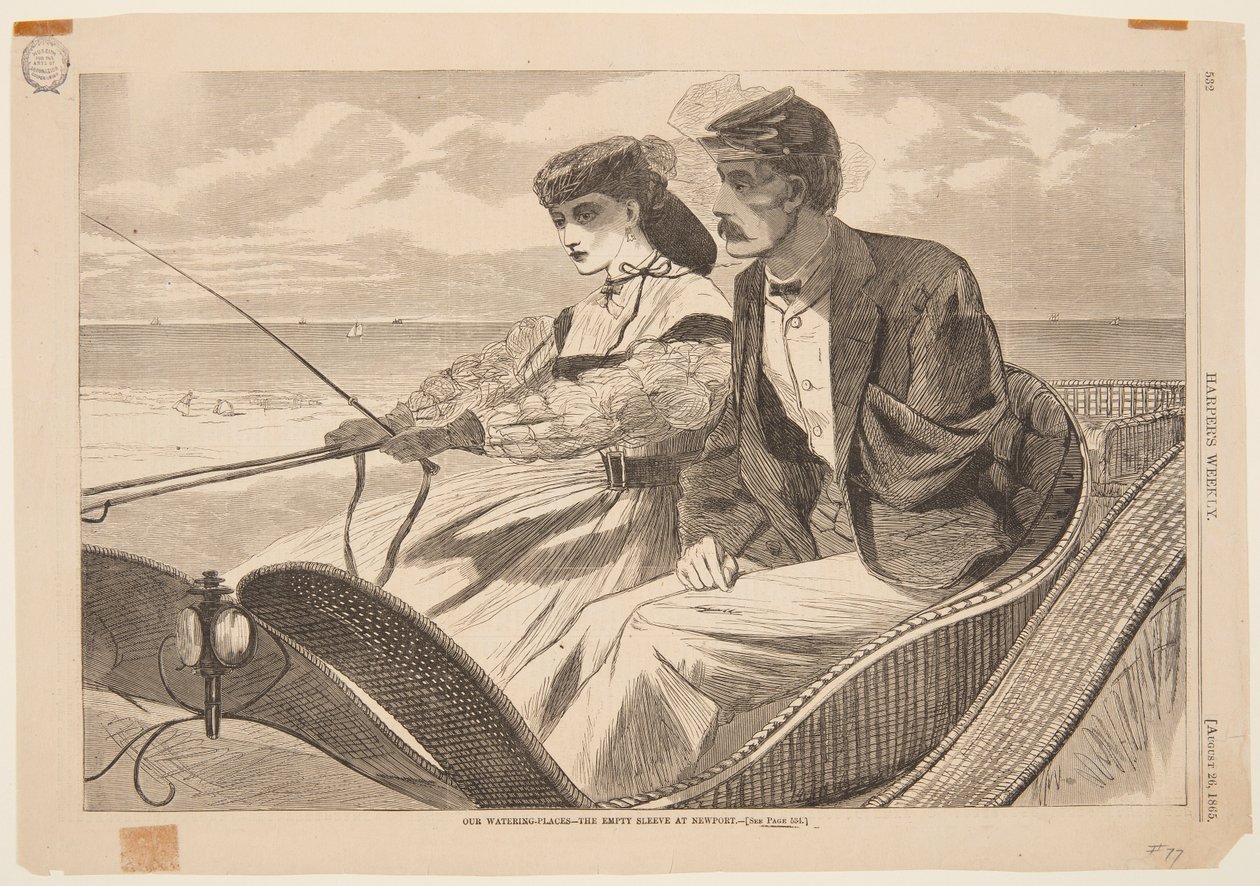 Kastelupaikkamme - Tyhjä Sleeve Newportissa tekijältä after Winslow Homer