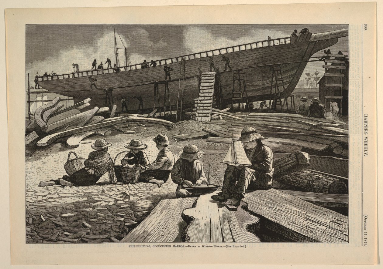 Ship-Building, Gloucesterin satama, Harper