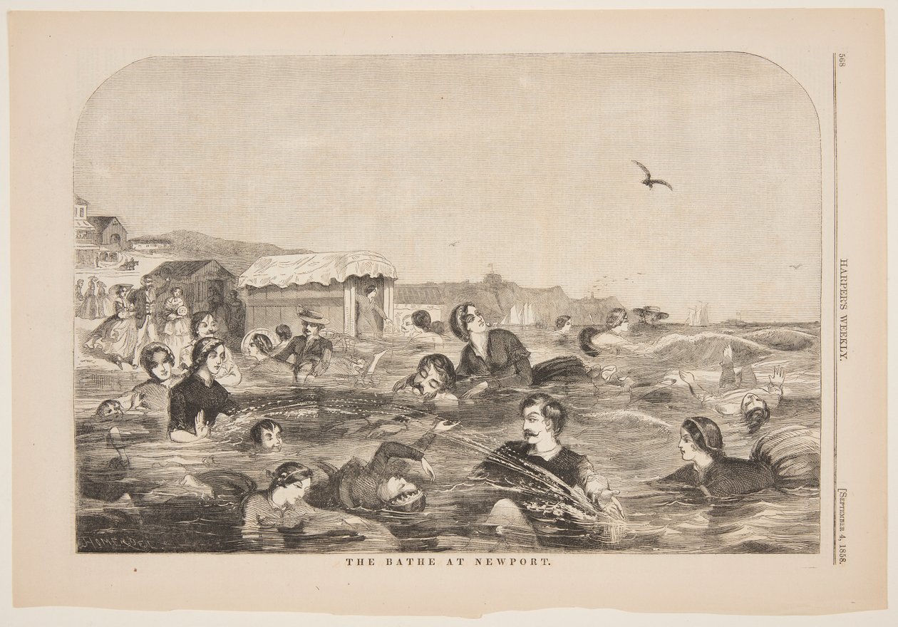 The Bathe Newportissa tekijältä after Winslow Homer