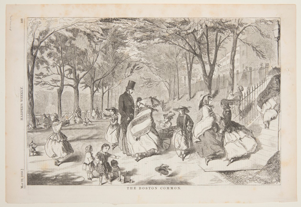 Boston Common tekijältä after Winslow Homer